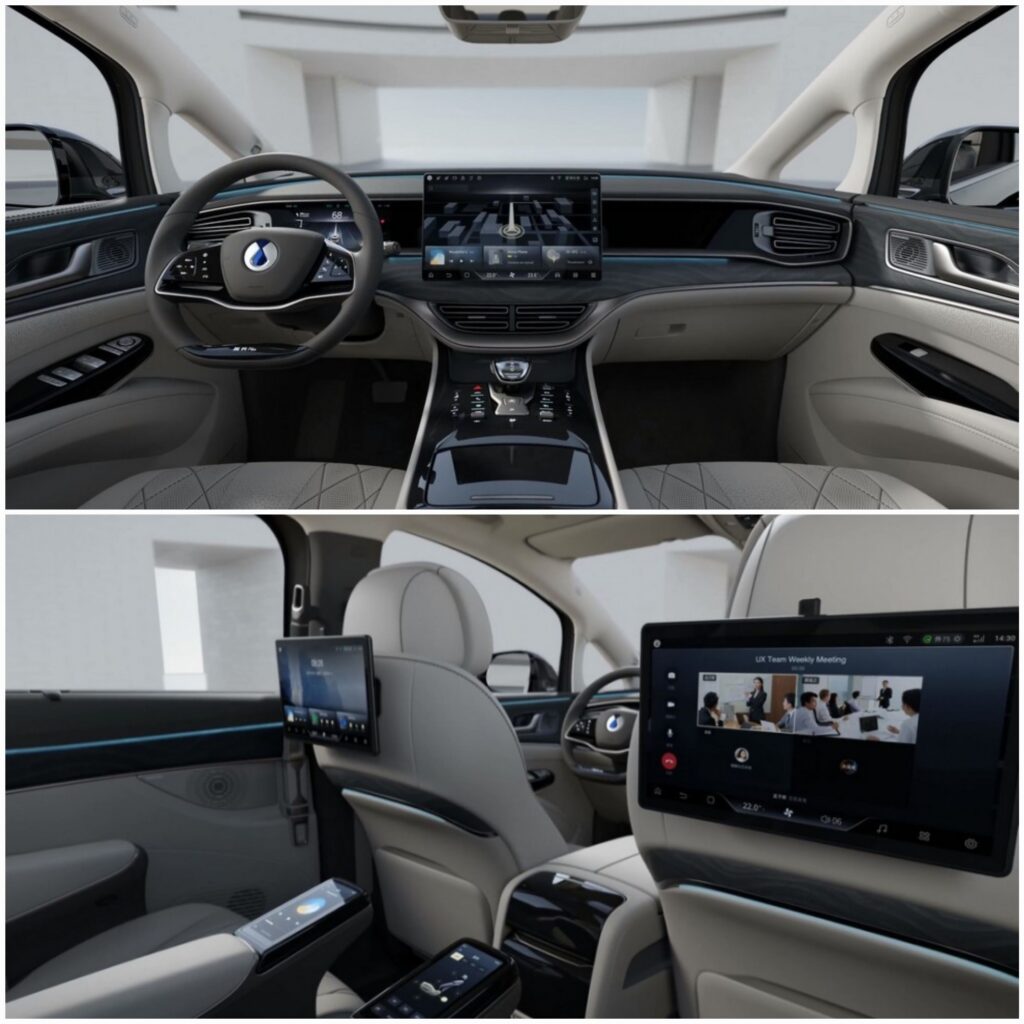 Denza d9 cockpit interior