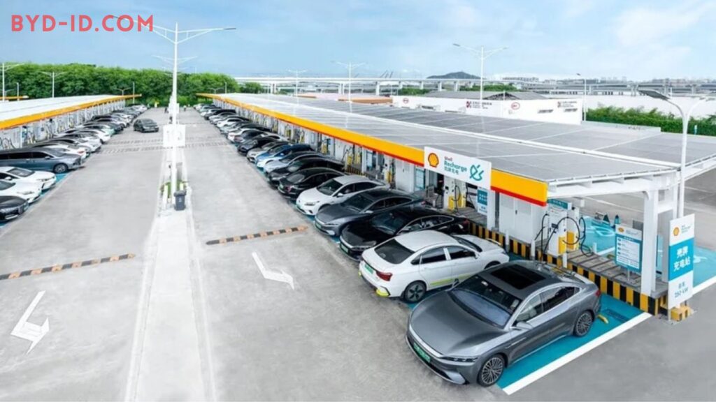Byd and shell ev charging 
